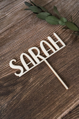 Preview: Cake Topper -personalisiert-